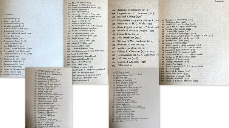 SCRITTORI INGLESI E AMERICANI. SAGGI, NOTE E VERSIONI