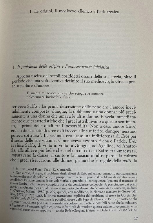 SECONDO NATURA. LA BISESSUALITÀ NEL MONDO ANTICO