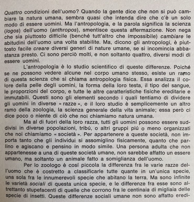SEMANG, ESCHIMESI POLARI, MAORI, HOPI INTRODUZIONE ALL'ANTROPOLOGIA