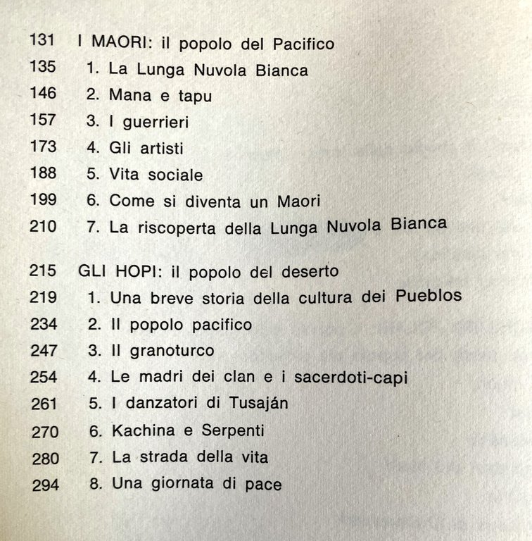 SEMANG, ESCHIMESI POLARI, MAORI, HOPI INTRODUZIONE ALL'ANTROPOLOGIA