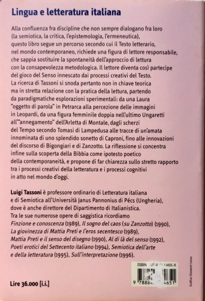 SENSO E DISCORSO NEL TESTO POETICO. TRA SEMIOTICA ED ERMENEUTICA: …