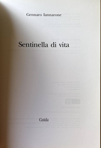 SENTINELLA DI VITA