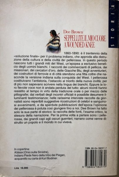 SEPPELLITE IL MIO CUORE A WOUNDED KNEE