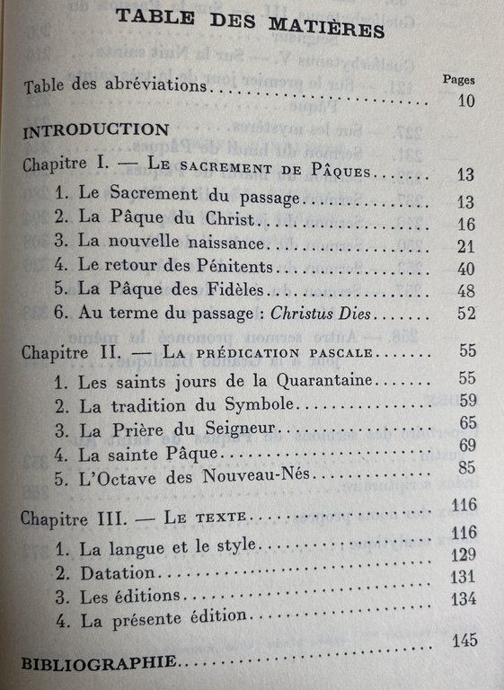 SERMONS POUR LA PÂQUE. (Testo latino a fronte. Latin text … | Immagine Gallery 19