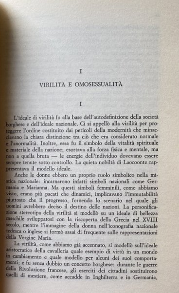 SESSUALITÀ E NAZIONALISMO. MENTALITÀ BORGHESE E RISPETTABILITÀ