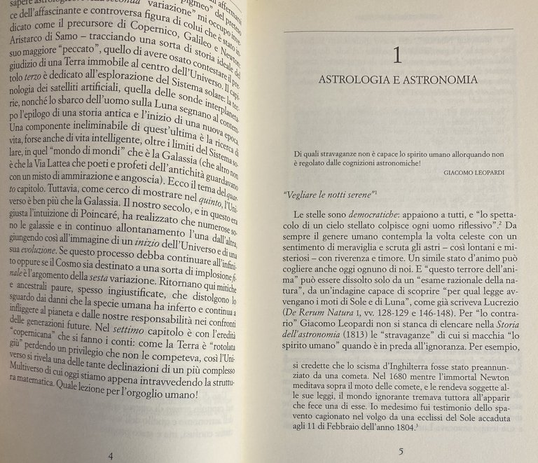 SETTE VARIAZIONI SUL CIELO