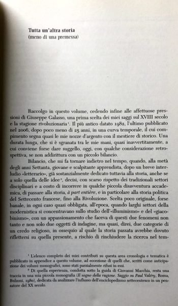 SGUARDI SUL SETTECENTO. LE RAGIONI DELLA POLITICA TRA ANTICO REGIME …