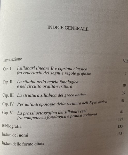 SILLABE E SILLABARI FRA COMPETENZA FONOLOGICA E PRATICA SCRITTORIA