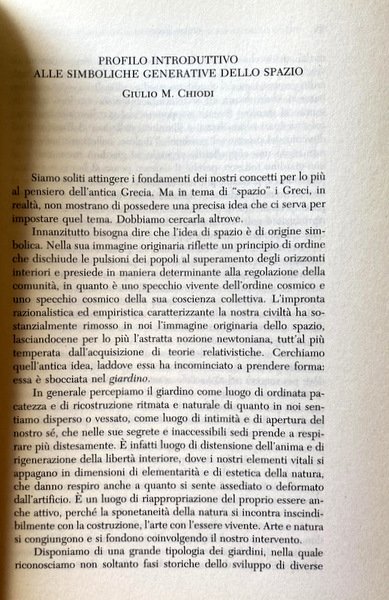 SIMBOLICHE DELLO SPAZIO. IMMAGINI E CULTURE DELLA TERRA. A CURA …