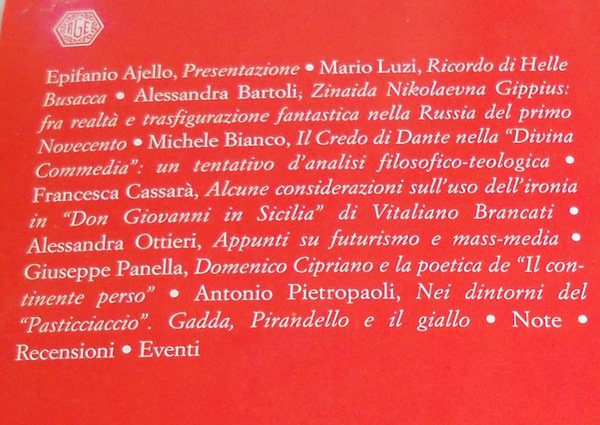 SINESTESIE. RIVISTA DI STUDI SULLE LETTERATURE E LE ARTI EUROPEE, …