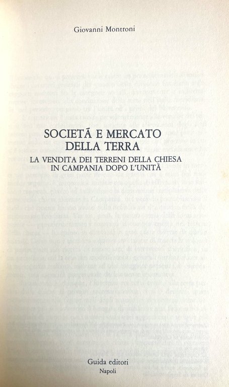 SOCIETÀ E MERCATO DELLA TERRA. LA VENDITA DEI TERRENI DELLA … | Immagine Gallery 5