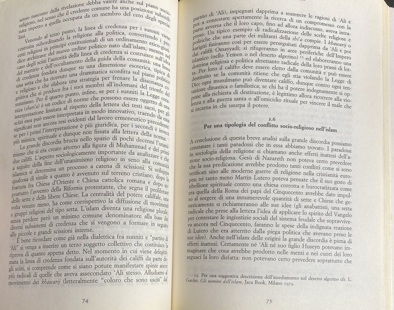 SOCIOLOGIA DELL'ISLAM. FENOMENI RELIGIOSI E LOGICHE SOCIALI