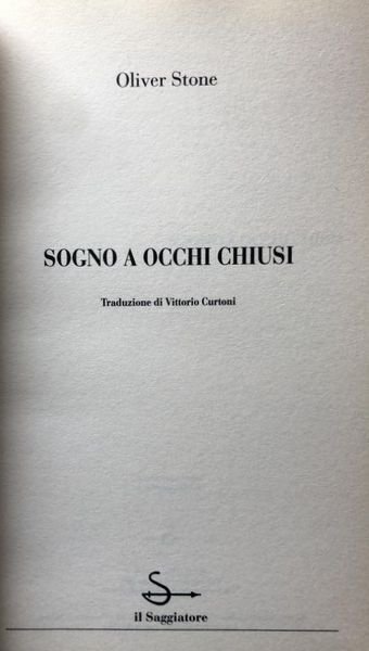 SOGNO A OCCHI CHIUSI