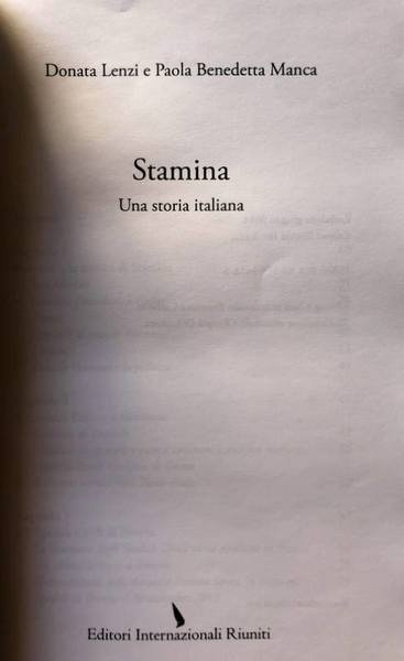 STAMINA, UNA STORIA ITALIANA