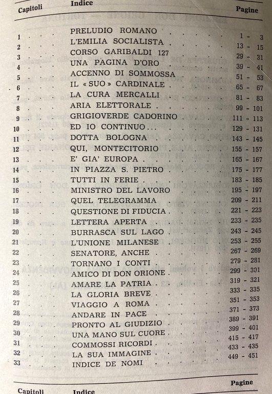 STEFANO CAVAZZONI: IL SENATORE DI DON ORIONE