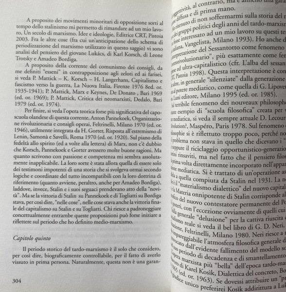 STORIA CRITICA DEL MARXISMO. DALLA NASCITA DI KARL MARX ALLA …