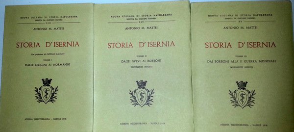 STORIA D'ISERNIA. (3 VOLUMI)