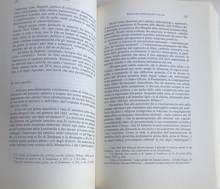 STORIA DEI PARTITI POLITICI ITALIANI