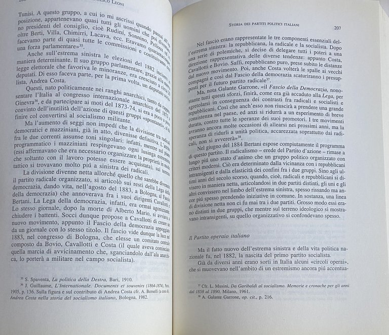 STORIA DEI PARTITI POLITICI ITALIANI
