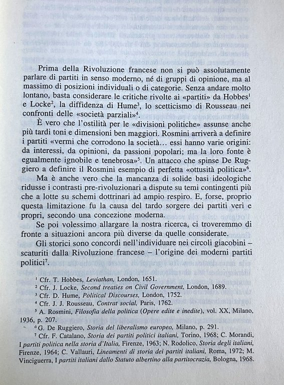 STORIA DEI PARTITI POLITICI ITALIANI