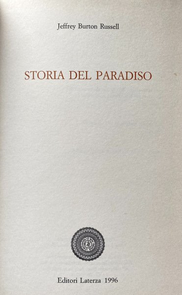 STORIA DEL PARADISO