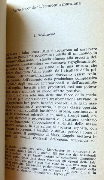 STORIA DEL PENSIERO ECONOMICO. SMITH, MALTHUS, RICARDO, MILL, MARX, KEYNES