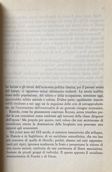 STORIA DEL PENSIERO ECONOMICO. VOLUME 2 SECONDO: DA MARX A …