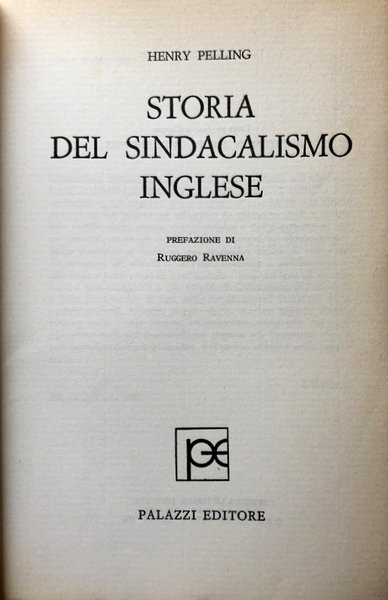 STORIA DEL SINDACALISMO INGLESE