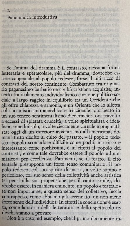 STORIA DEL TEATRO MODERNO TEDESCO DAL 1889 AD OGGI
