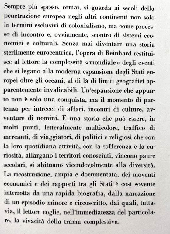 STORIA DELL'ESPANSIONE EUROPEA