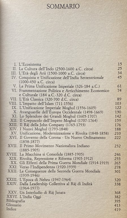 STORIA DELL'INDIA DALLE ORIGINI DELLA CULTURA DELL'INDO ALLA STORIA DI …