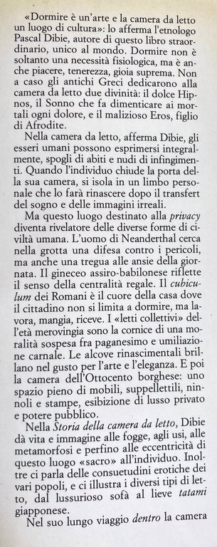 STORIA DELLA CAMERA DA LETTO. IL RIPOSO E L'AMORE NEI …
