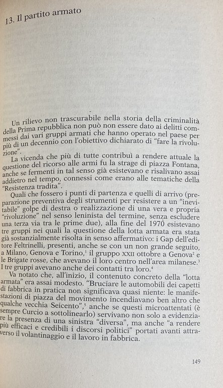 STORIA DELLA CRIMINALITÀ IN ITALIA DAL 1946 A OGGI
