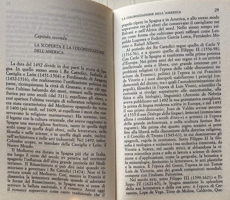 STORIA DELLA CULTURA NELL'AMERICA SPAGNOLA