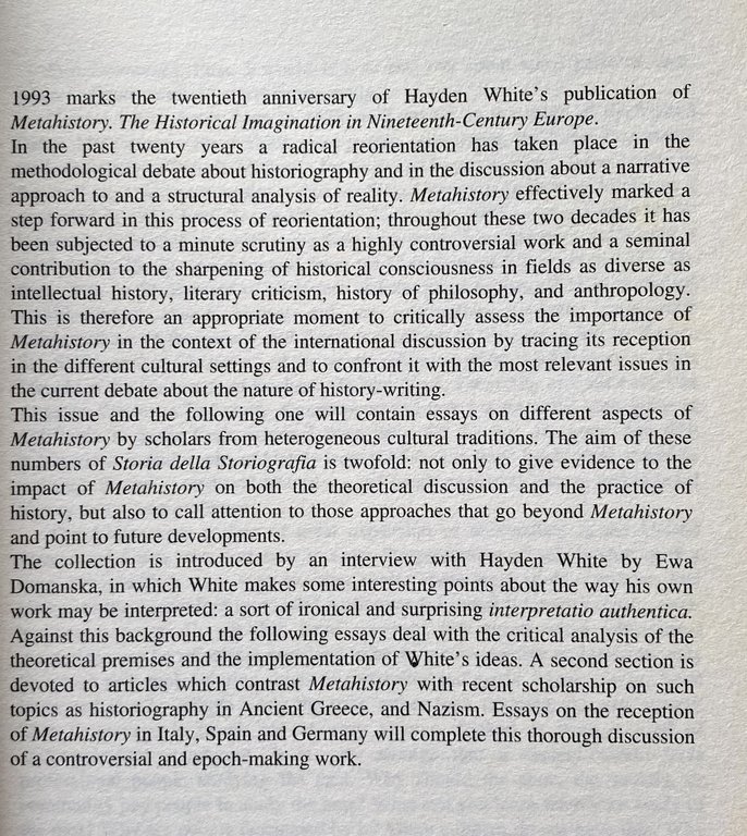 STORIA DELLA STORIOGRAFIA, HISTOIRE DE L'HISTORIOGRAPHIE, HISTORY OF HISTORIOGRAPHY, GESCHICHTE … | Immagine Gallery 5