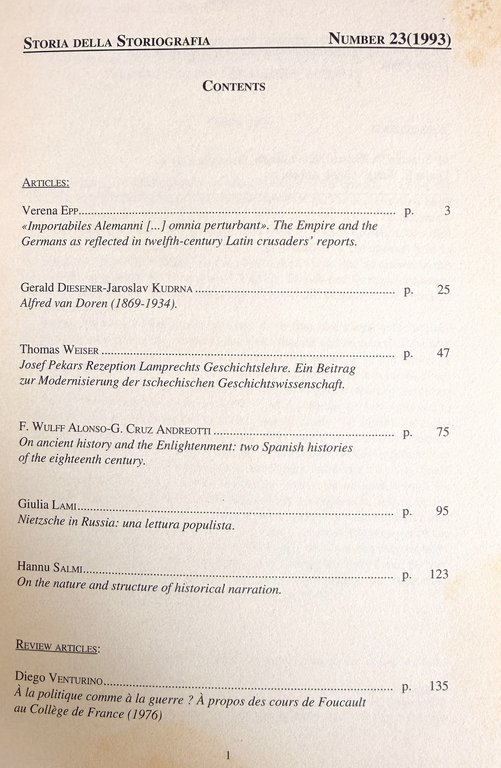 STORIA DELLA STORIOGRAFIA, HISTOIRE DE L'HISTORIOGRAPHIE, HISTORY OF HISTORIOGRAPHY, GESCHICHTE … | Immagine Gallery 13