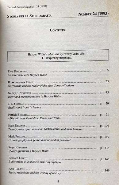 STORIA DELLA STORIOGRAFIA, HISTOIRE DE L'HISTORIOGRAPHIE, HISTORY OF HISTORIOGRAPHY, GESCHICHTE …