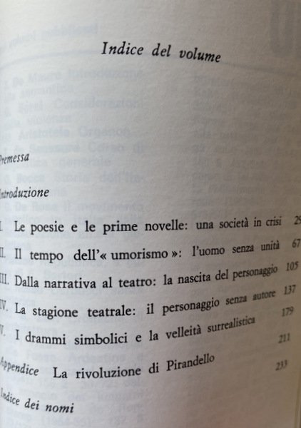 STORIA DI PIRANDELLO