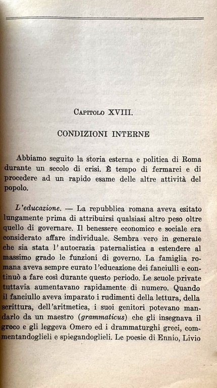 STORIA DI ROMA. (VOLUMI 1-2)