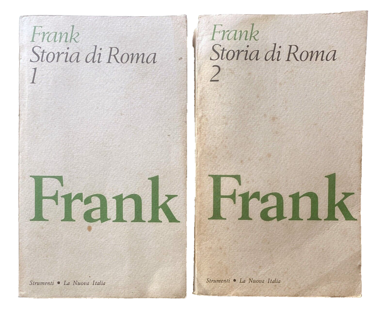 STORIA DI ROMA. (VOLUMI 1-2)