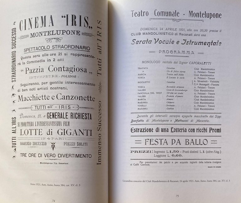 STORIA DI UN TEATRO: IL NICOLA DEGLI ANGELI DI MONTELUPONE