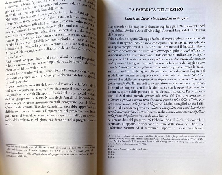 STORIA DI UN TEATRO: IL NICOLA DEGLI ANGELI DI MONTELUPONE