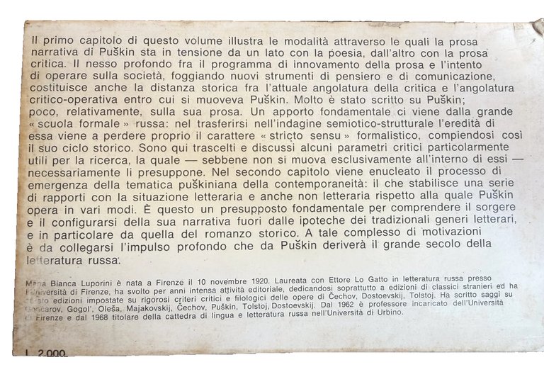 STORIA E CONTEMPORANEITÀ IN PUSKIN: 1. LA QUESTIONE DELLA PROSA … | Immagine Gallery 12