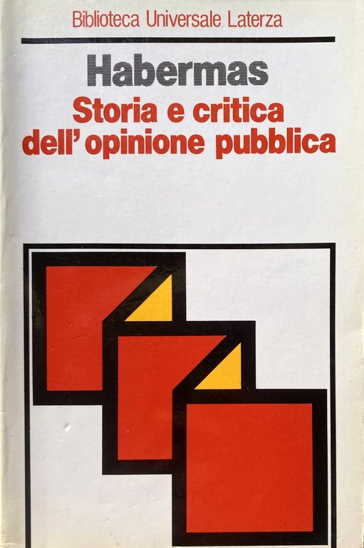 STORIA E CRITICA DELL'OPINIONE PUBBLICA