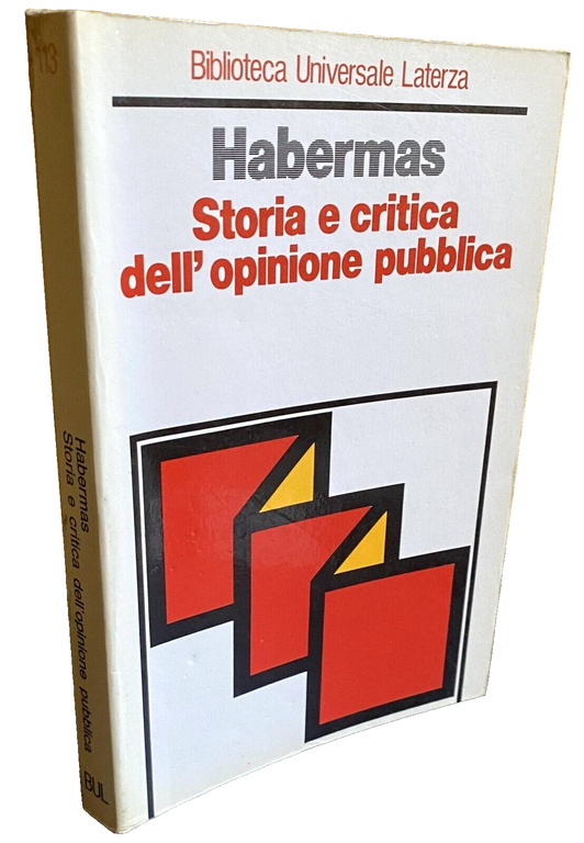 STORIA E CRITICA DELL'OPINIONE PUBBLICA