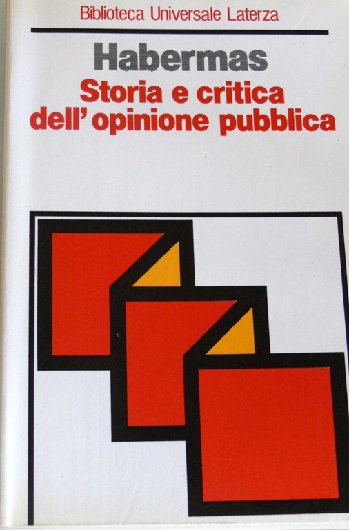 STORIA E CRITICA DELL'OPINIONE PUBBLICA