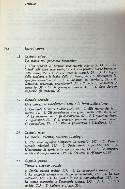 STORIA E INSEGNAMENTO DELLA STORIA. PROBLEMI E METODI