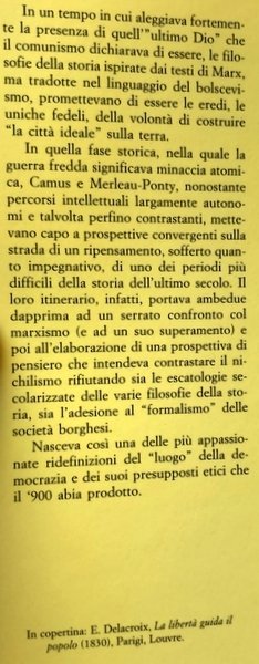 STORIA, FILOSOFIA E POLITICA. CAMUS E MERLEAU-PONTY