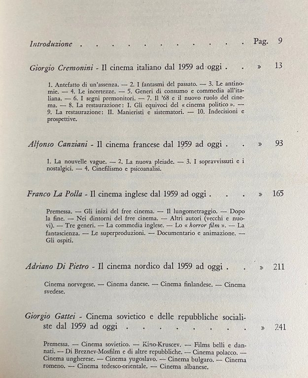 STORIA GENERALE DEL CINEMA (1895-1959) CON PROBLEMATICA INTRODUTTIVA (VOLUMI 1-2); …