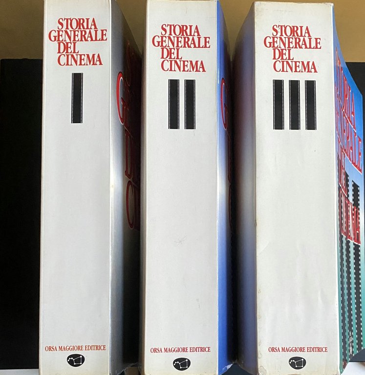 STORIA GENERALE DEL CINEMA (1895-1959) CON PROBLEMATICA INTRODUTTIVA (VOLUMI 1-2); …
